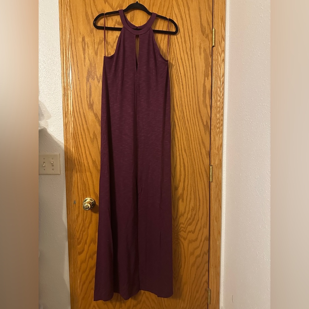 Lanston Slit Halter Neck Maxi Dress - NWT - Size M